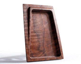 ORIGINAL TOP en madera de nogal decorativa rectangular | Regalo ideal compañero de trabajo| Decoración de oficinas, sala de estar, sala de espera