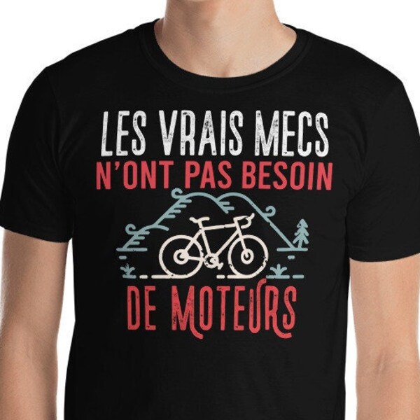 T-shirt Personnalisé Cyclisme | Citation Vélo | Idée Cadeau Cycliste