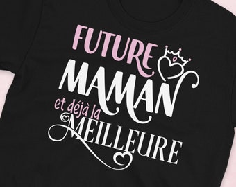 T Shirt Future Maman Etsy France