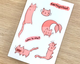 Wie is zij? (stickerset)