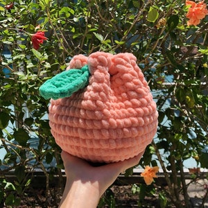 Peach/Baby Peach/Lemon/Blueberry/Apple/ Fruit Crochet Bag