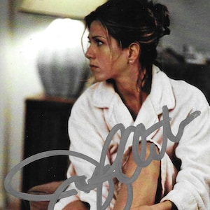 Jennifer Aniston, gesigneerde 4 x 6-foto