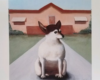 Eve Plumb &quot;Tootsie is Worried&quot; Signed 30x24 Lithograph