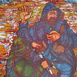 Ferdie Pacheco &quot;All&#39;s Quiet on the Western Front&quot; Signed 20x16 Print 1978
