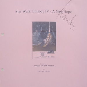 Harrison Ford Signed 8x11 Script Cover Page