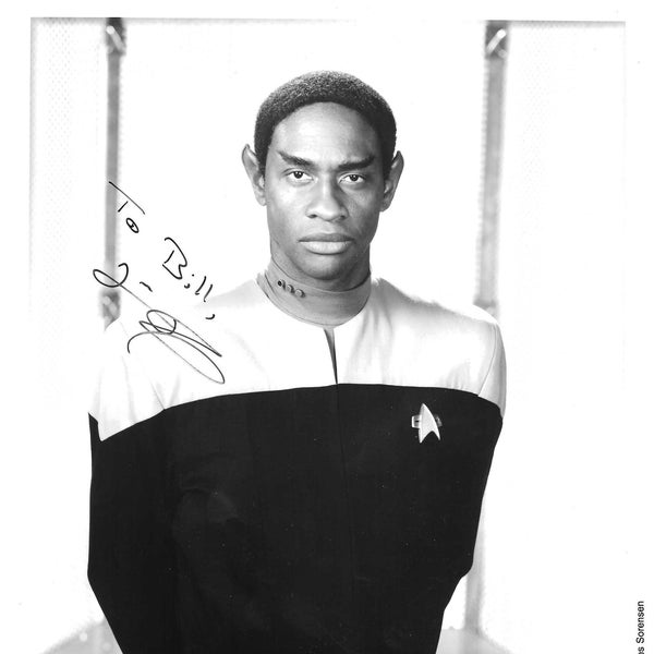 Tim Russ, Tuvok, Star Trek Voyager, Signed 8x10 Photograph