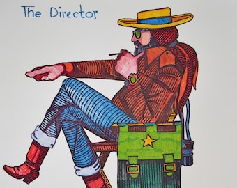 Ferdie Pacheco "The Director" Signed 20x16 Print 1978