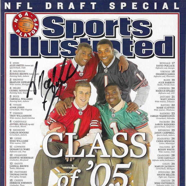 Antrel Rolle, Signed Sports Illustrated Full Magazine, May 2005