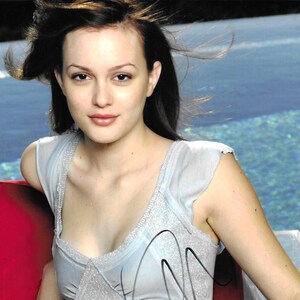 Leighton Meester, Signed 8x10 Photograph