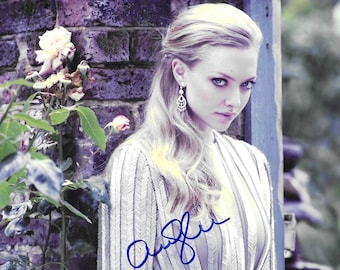 Amanda Seyfried, fotografía firmada de 8x10
