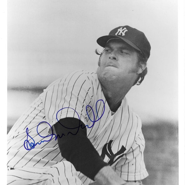 Sam McDowell, New York Yankees, Signed 8x10 Photograph