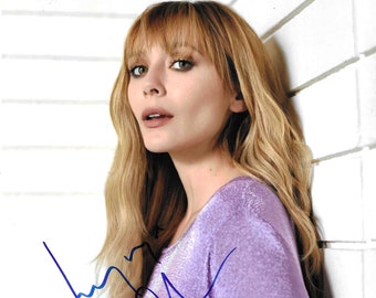 Elizabeth Olsen, Signed 8x10 Photograph
