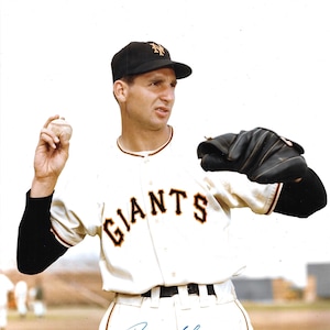 Bobby Thomson, New York Giants, Signed 8x10 Photograph, PSA/DNA Certified