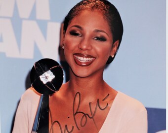 Toni Braxton, fotografia firmata 8x10