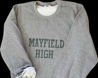 Tony Dow “MAYFIELD HIGH” Gray Sweatshirt, Leave it to Beaver