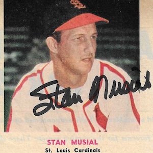 Stan Musial HOF Autographed Mitchell & Ness Baseball Jersey