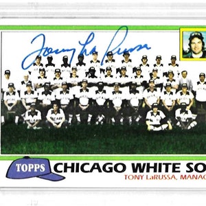 Tony La Russa, Hall of Fame, Signed 1981 Topps Card #664, Certified PSA/DNA