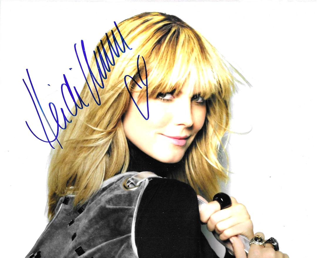 Heidi Klum Signed 8x10 Photograph - Etsy