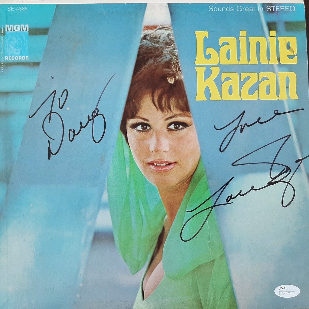 Lainie Kazan, Actress & Singer, Signed Album, JSA Certified - Etsy