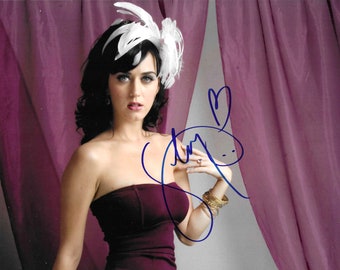 Katy Perry, fotografia firmata 8x10