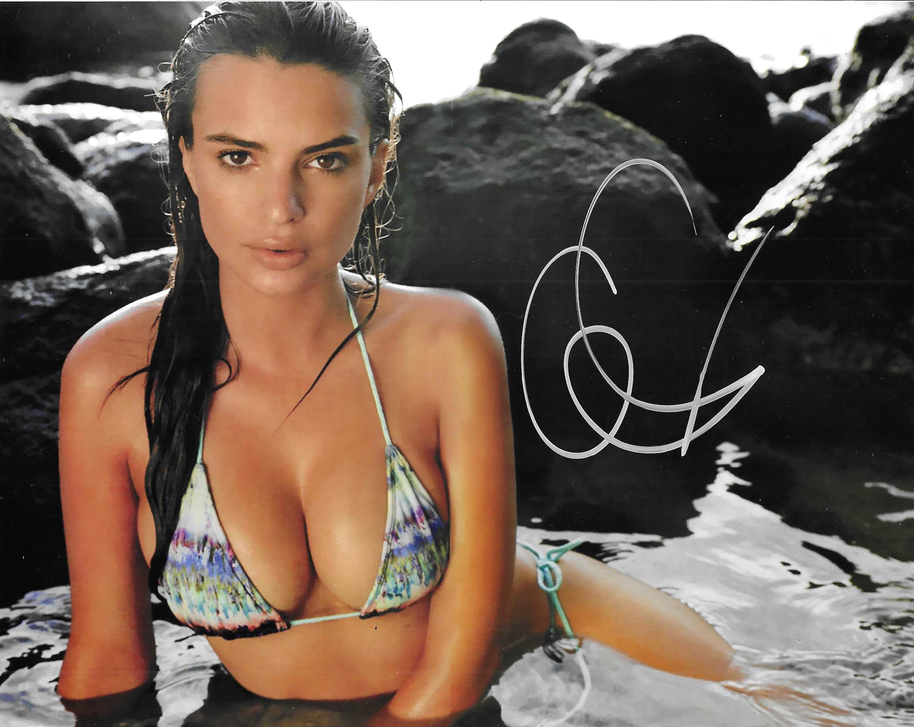OqcEha Poster Rétro Emily Ratajkowski - Impression Sur Toile