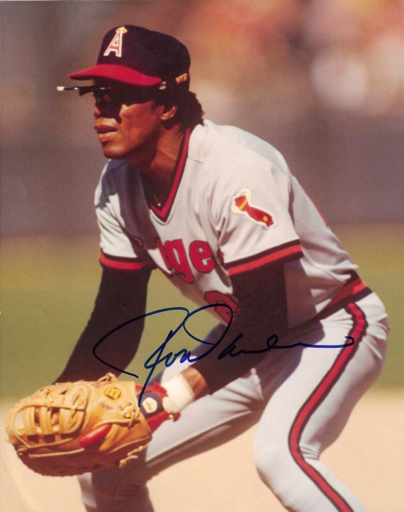 Rod Carew, Hall of Fame, California Angels, Signed 8x10 Photograph