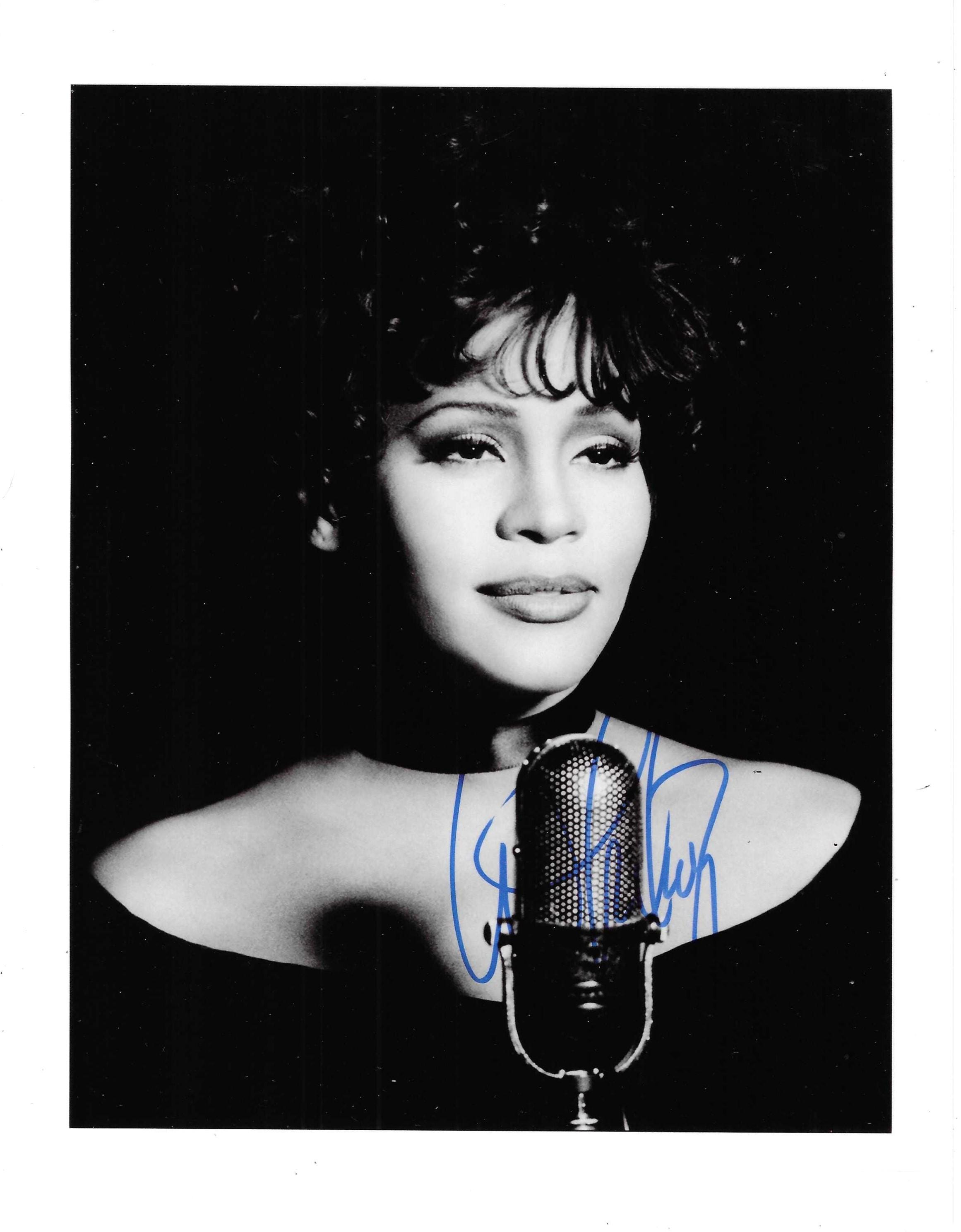 Whitney Houston Autographed - Etsy