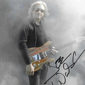 Joe Walsh, The Eagles, Signed 8x10 Photograph