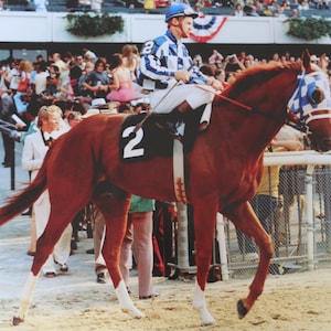 Secretariat, Ron Turcotte, 16x20 Photograph