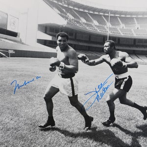 Muhammad Ali, Ken Norton, Signed 16x20 Photograph