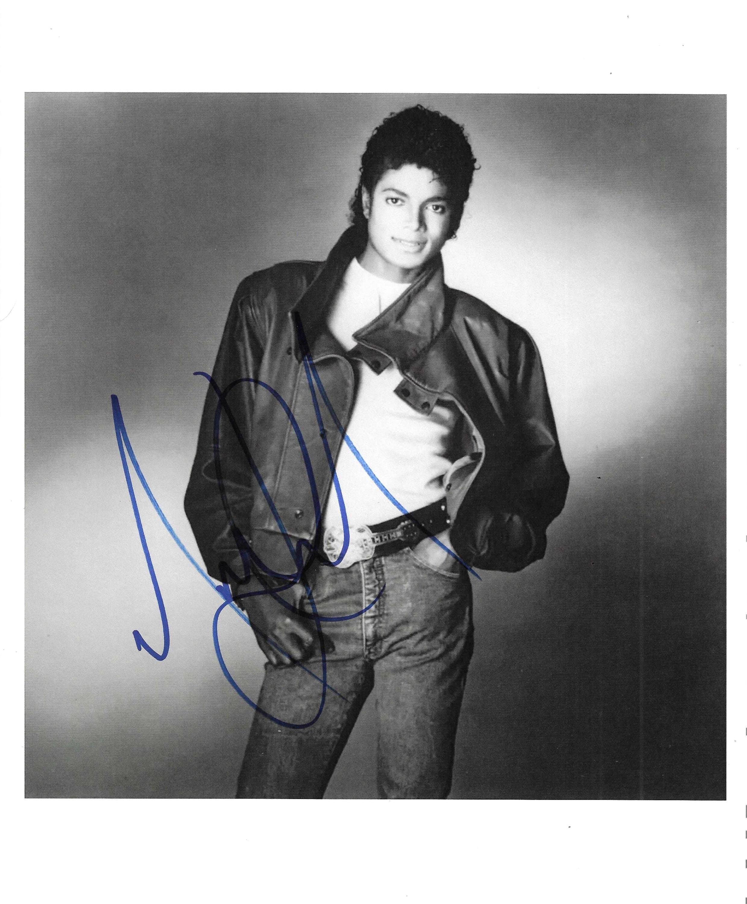 Michael Jackson, Signed 8.5x11 Photograph - Etsy India