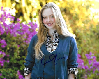 Amanda Seyfried, fotografía firmada de 8x10