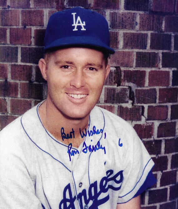 Ron Fairly Los Angeles Dodgers Signed 8x9.5 Photograph Etsy