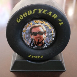 Rusty Wallace, Hall of Fame, NASCAR, Signed 5.5x6 Winston Cup Series Tire
