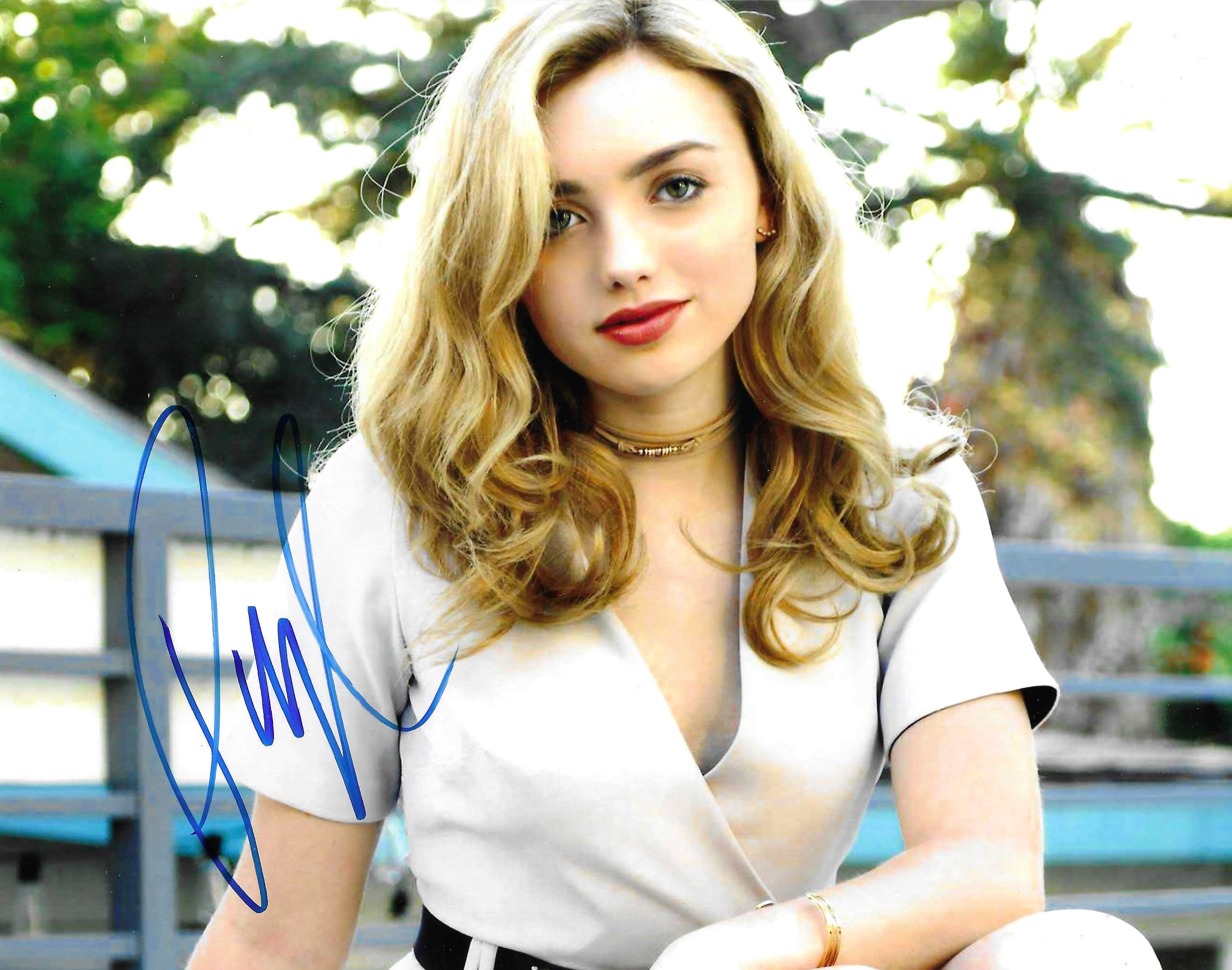 Peyton List Cobra Kai Signed 8x10 Photograph