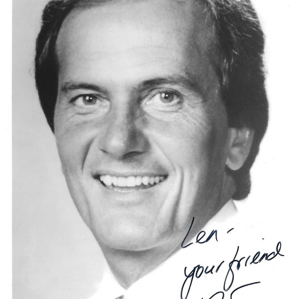 Pat Boone, Signed 8x10 Photograph