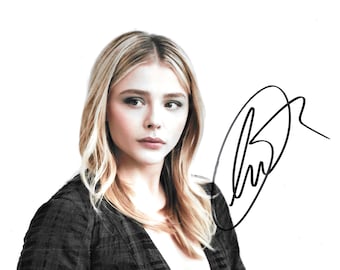 クロエ・グレース・モレッツ直筆サイン入り超 特大写真…キック・アス… クロエ・グレース・モレッツ直筆サイン入り超 特大写真…キック