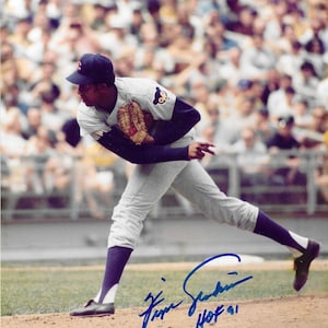 Ferguson Jenkins, Hall of Fame, Signed 8x10 Photograph