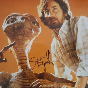 Steven Spielberg &quot;ET&quot; Signed 11x14 Photograph