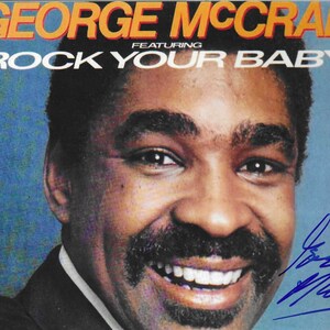 George McCrae, Rock Your Baby, gesigneerde foto van 8 x 10