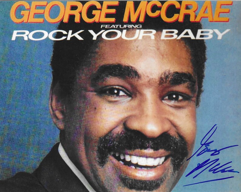 George McCrae, Rock Your Baby, Signed 8x10 Photograph image 1