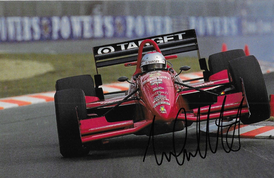 Michael Andretti, Hall of Fame, Signed 5.5x8.5 Photograph - Etsy