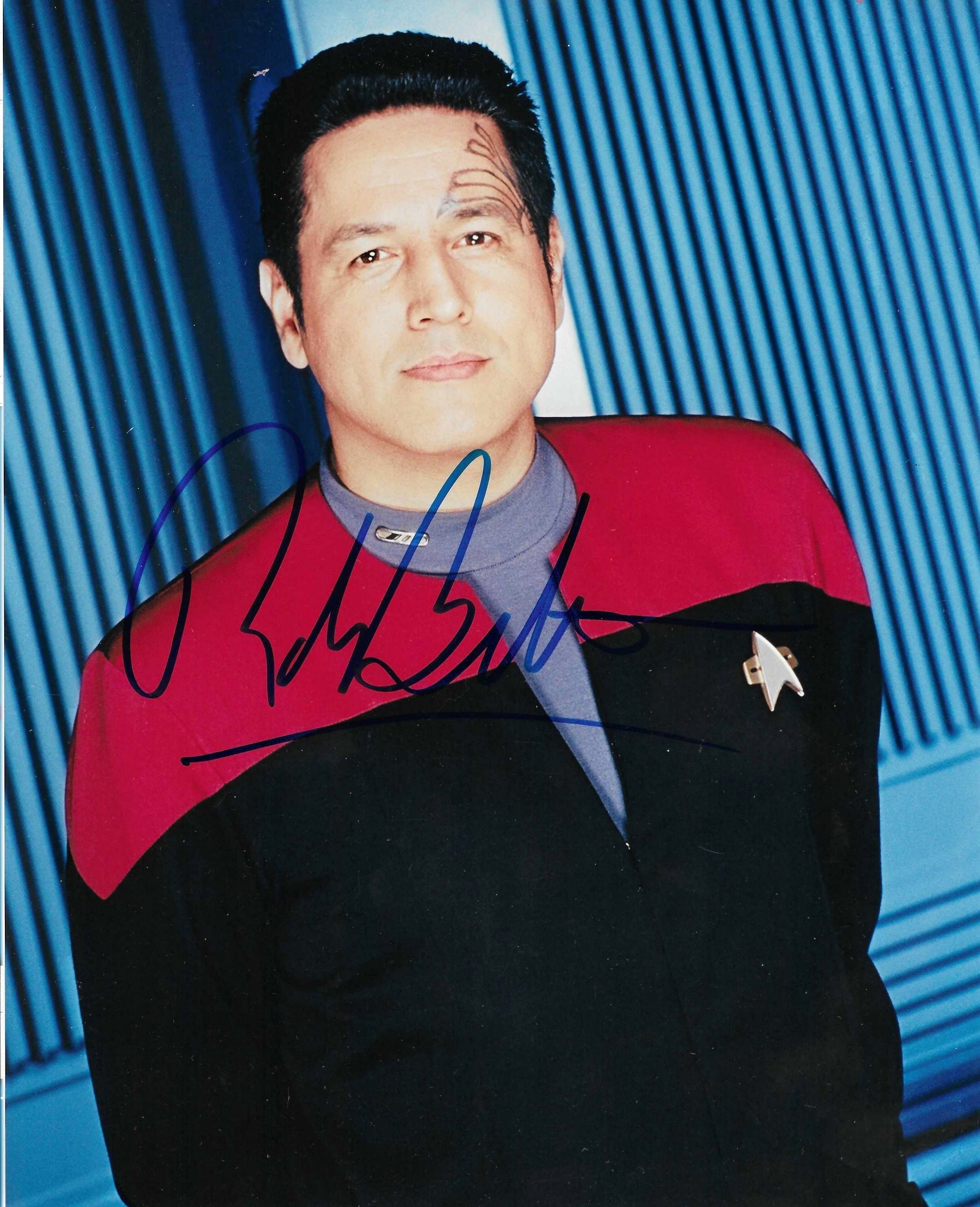 Robert Beltran Commander Chakotay Star Trek Voyager Signed Etsy