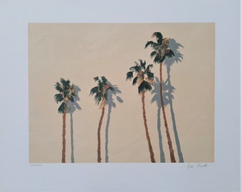 Eve Plumb, Sunset Blvd, Signed 24x30 Lithograph