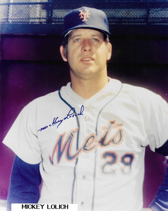 Mickey Lolich New York Mets Signed 8x10 Photograph -  Hong Kong