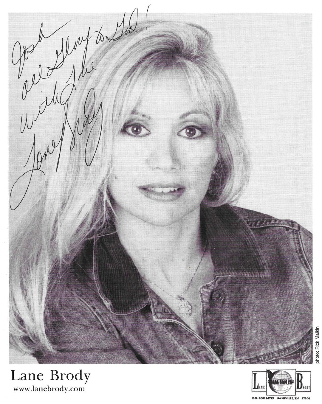 Lane Brody The Yellow Rose Of Texas Lane Brody, the Yellow Rose, Signed 8x10 Photograph - Etsy