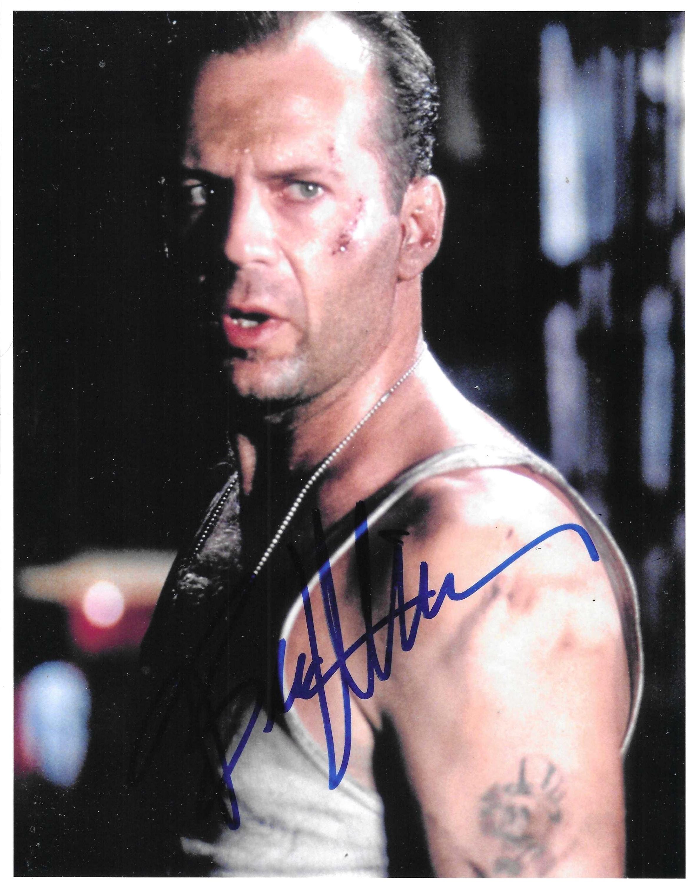 Bruce willis signed - Etsy 日本