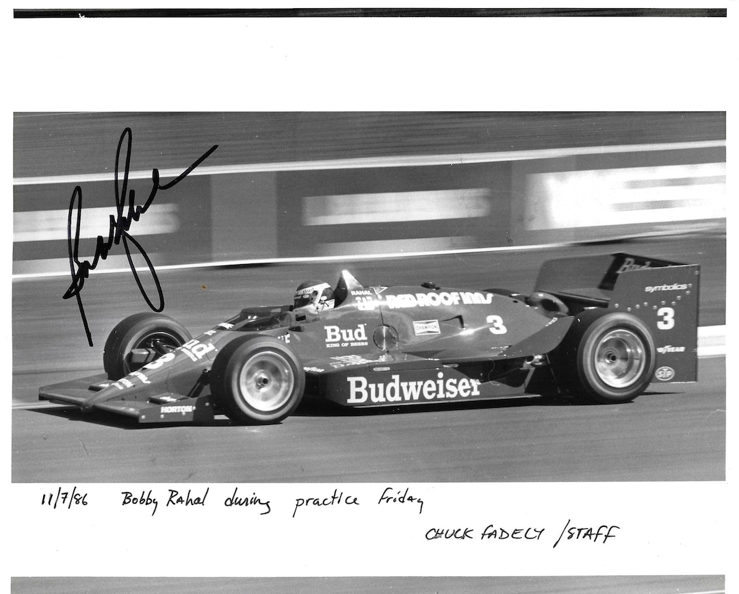 Bobby Rahal, Hall of Fame, Signed 8x10 Photograph 1986 - Etsy