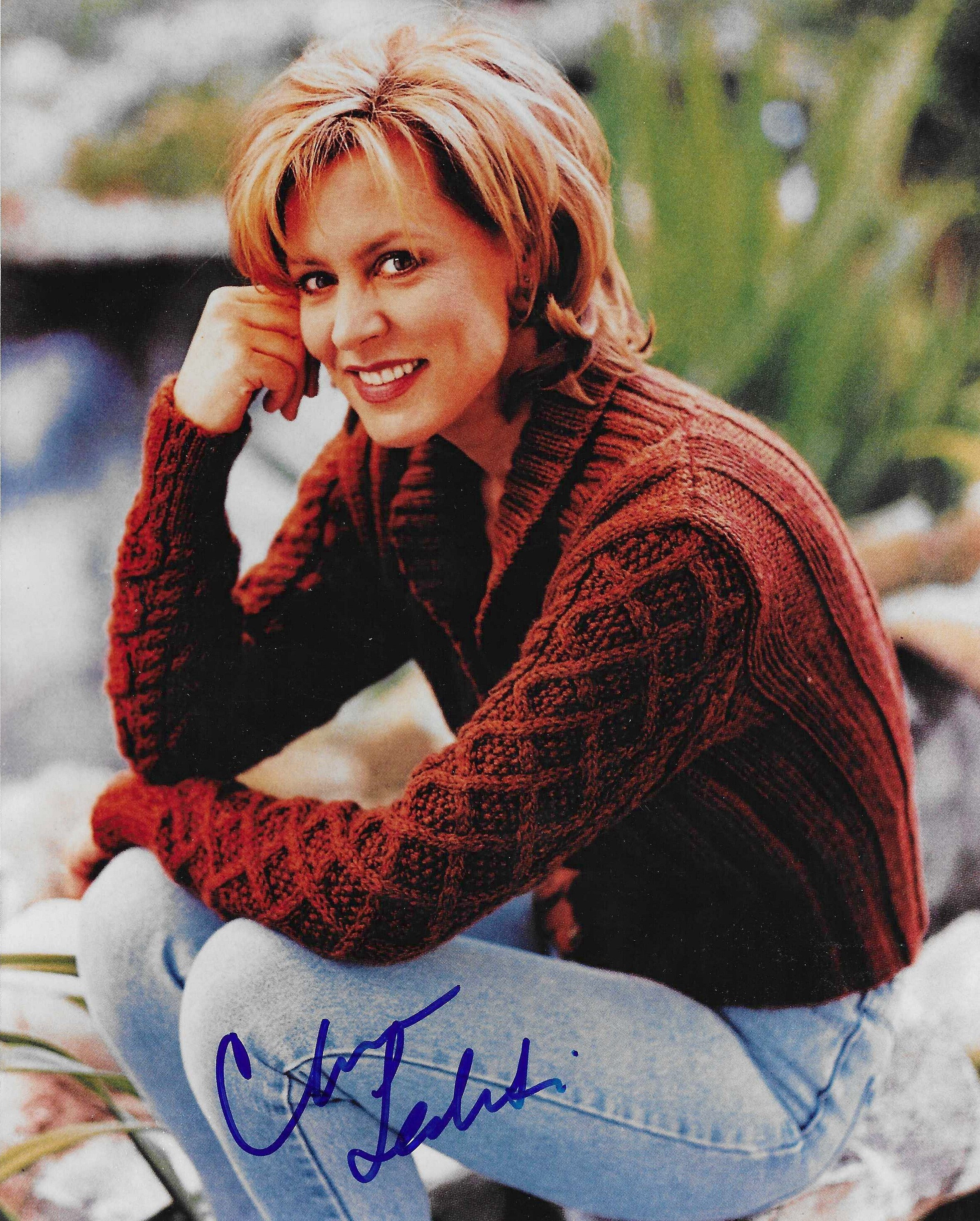Christine Lahti and Justice for All Signed 8x10 Photograph hq image