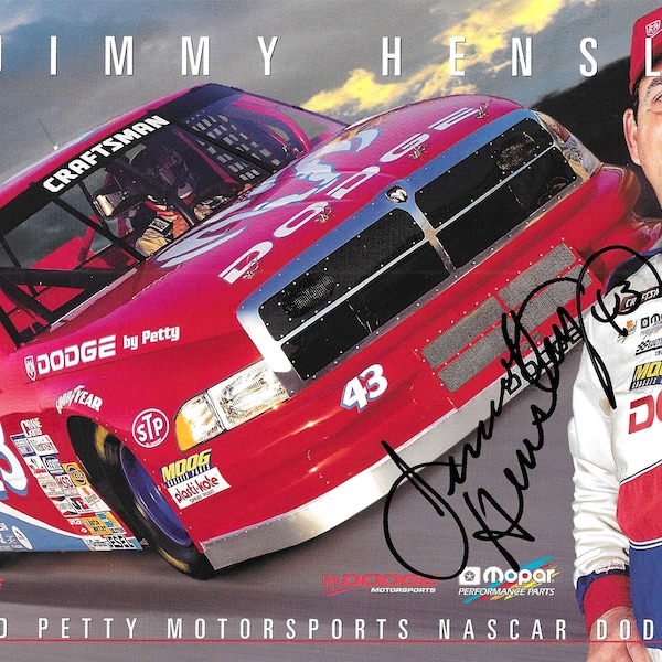 Jimmy Hensley, Signed 7.5x11 4-Page Promotion
